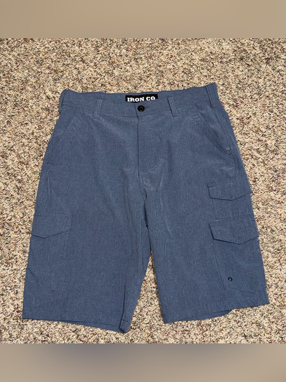 Men's size 32 shorts iron co Blue Cargo Shorts
